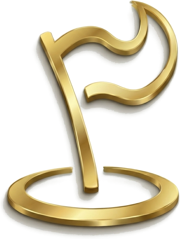 The Perfect Divot gold flag logo